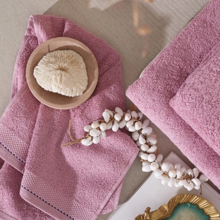 Tmachry Lovelife "Plain" 50*90 cm, col. dusty rose, 100% cotton, 450 g/m2-2