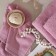 Tmachry Lovelife "Plain" 50*90 cm, col. dusty rose, 100% cotton, 450 g/m2