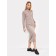 Women's dress, color coffee melange, size 48