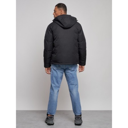 Sports male winter, size 66, black color-3