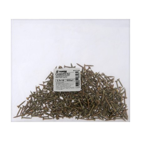 Self -tapping screws universal tundra Krep 2.5x16 mm, yellow zinc, 500 pcs.-1