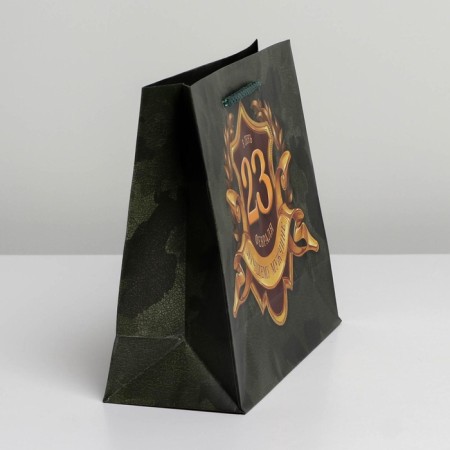 Package Gift Laminated Horizontal, Packaging, “From February 23”, MS 23 x 18 x 8 cm-3