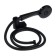 ACCOONA A63126F bath mixer, single -leaf, pour 149 mm, shower set, black