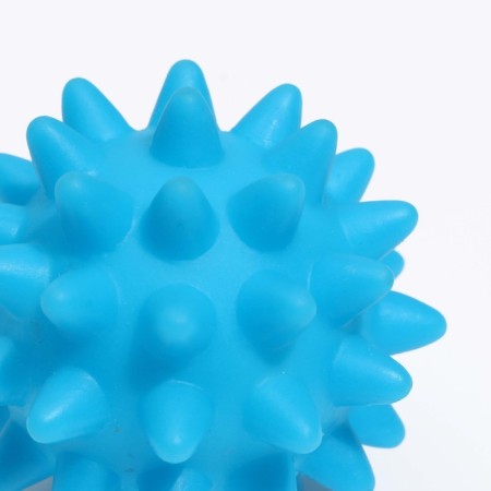 Brying toy "ball with spikes" for dogs, 6.5 cm, blue-2
