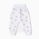 Children's sliders "Antoshka", white color, height 80