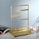 Decoration for jewelry "rectangle with hooks", 16.5 × 11 × 26 cm, color gold