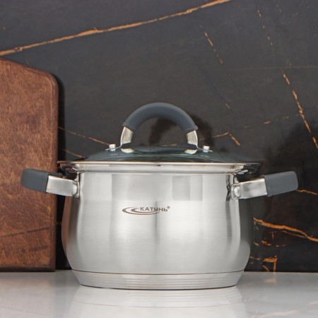 Irida pan, 2.9 l, d = 18 cm, capsule, glass cover, induction-5