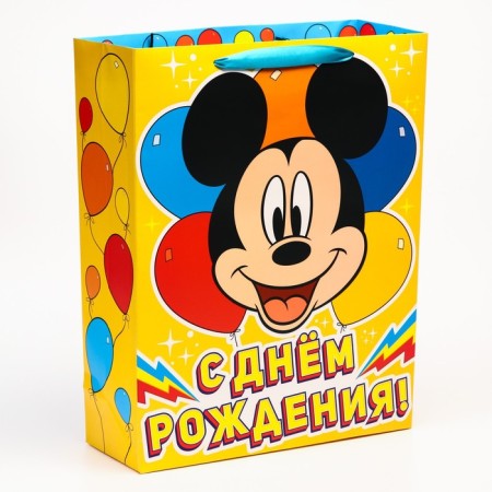 Gift package "Happy Birthday" 31x40x11.5 cm, packaging, Mickey Mouse-1