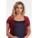 Women's dress, size 54, blue, red color