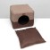 House-Transformer "Square", Rogozhka, Poron, 43 x 42 x 34 cm, beige-brown