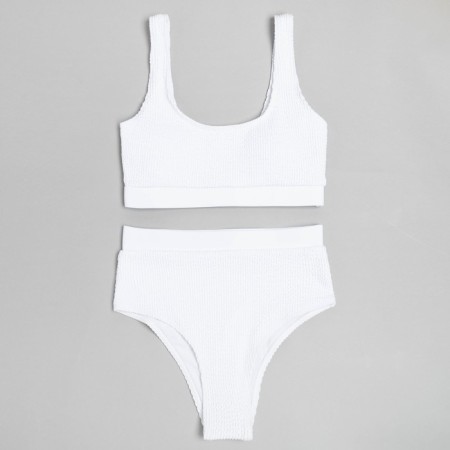 Separate Minaku women's swimsuit with a top color white, size 48-7