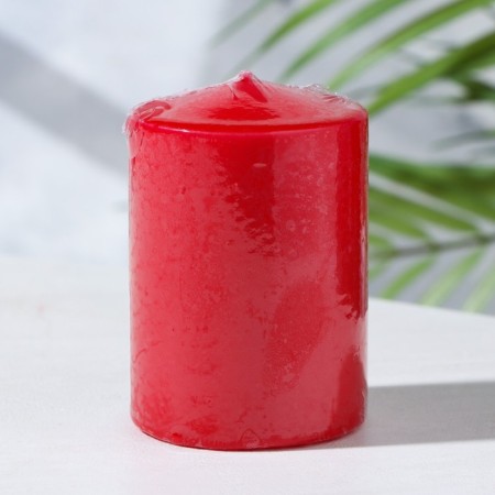 Candle - Aromatic "Flowering Garden" cylinder, 5.6x8 cm-1