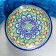 Largan Rishtan ceramics "Patterns", 28 cm, blue