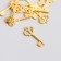 Suspension "Key" Color Gold 2x1 cm