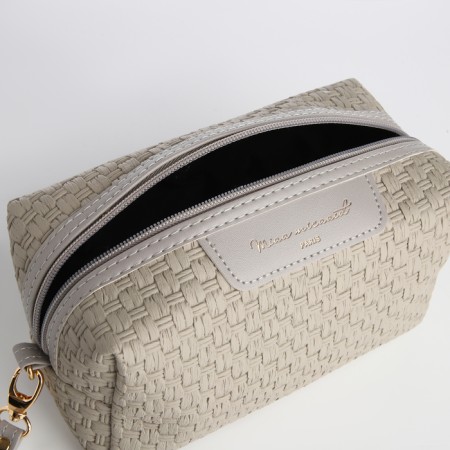 Lightning cosmetic bag, gray color-2