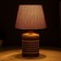Challengeal lamp "Channel" E14 40W brown 17x17x27cm
