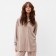 Women's costume (shirt, trousers) minku beige color, rr 52