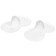 Holdings on the chest for feeding babies silicone reusable, set 2 pcs, size S
