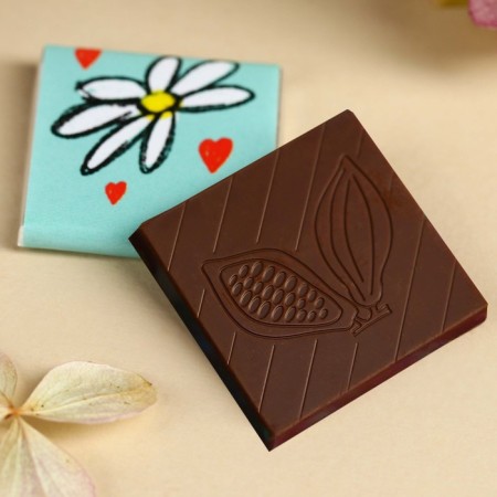 Milk chocolate "World is beautiful" in a postcard, 5 g.-2