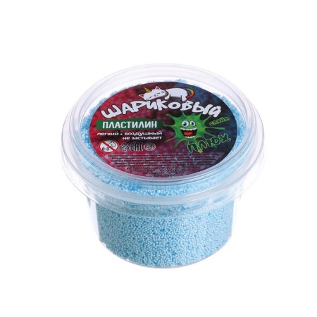 Ball plasticine, container 100 ml, blue-1