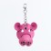 Sitabella key key, pink panther, genuine leather, carbine, fuchsia