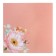 Block with a sticky edge paper 75x75 mm, Erichkrause "Pastel Bloom", 50 sheets, pink