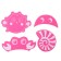 A large bathing set in the bathroom, 25 items
