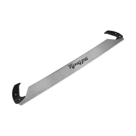 Dawed two -handed tundra, 1000 mm, step 10 mm, a straight tooth is very large, hardened steel