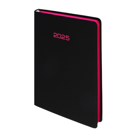 Dated diary 2025, Devente. Flag, A5 168 sheets, Devente. Duo, a hard cover to leatherette with foam rubber, silkography, perforation, liesse, block 70 g/m2-1