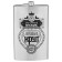Flaw for alcohol and water "man", stainless steel, gift, army, 1.92 l, 64 oz