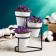 Set of Kashpo "Trio" white, on a stand, 15x11cm