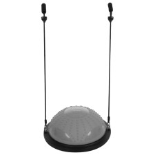 Half -sphere bosu gymnastic, massage, with a pump, 46x20 cm, color gray color