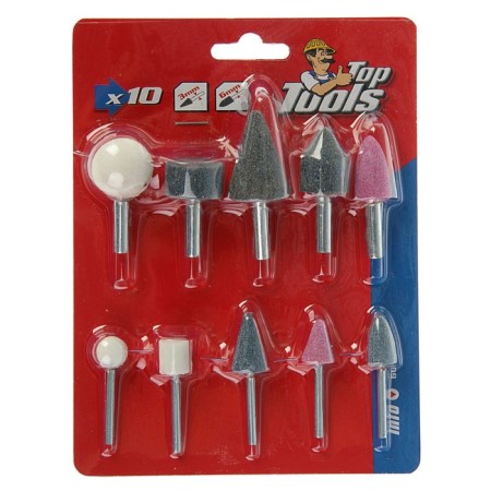 Set of grinding stones TOP TOOLS 60H006, 10 pcs-3