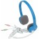 Headphones with the Logitech H150 microphone Blue/White 1.8m Pavers (981-000454)
