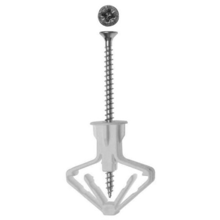 Dowel "Zubble", type "Butterfly", for hollow structures, polypropylene, 10x50 mm, 4 pcs-3