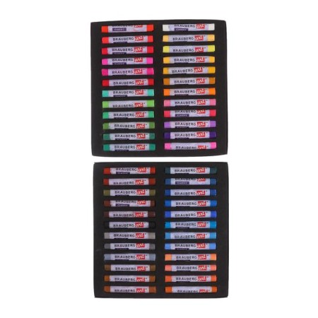 Pastel dry Soft set of 48 colors, Brauberg Art Classic-3