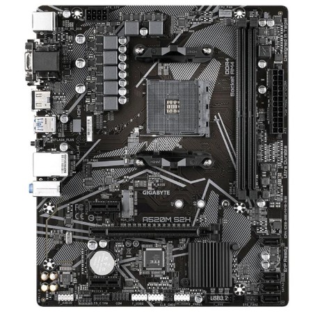Gigabyte A520M S2H, AM4, A520, 2XDDR4, VGA, DVI, HDMI, MATX
