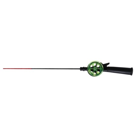 Winter fishing rod "techno" d = 55 mm, plastic handle, fiberglass whip, mix-1