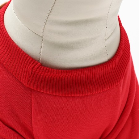 New Year's sweatshirt for animals "Gift", Size L (DS 30, OG 42 cm), Red-5