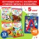 A set of teaching books with stickers 5 pcs., »Learning to read with a letter"
