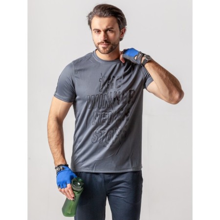 Sports T -shirt Male Isee, size 50, graphite color-10