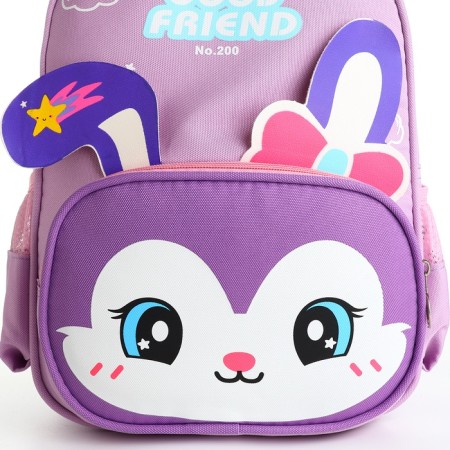 Baby backpack 24*11*33, lightning department, lightning department, 3 n/k, hare, purple-1