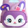 Baby backpack 24*11*33, lightning department, lightning department, 3 n/k, hare, purple