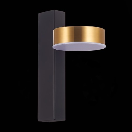 Wall lamp ST LUCE. SL6000.301.01. Pances. 1x7 W, LED, 3000K, 300 LM, 10x21 cm, black color-3