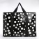 Lightning bag on a zipper, 35 liters, black/white color