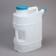 Food canister "Bogok", 20 l, with a drain, white