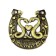 New Year's horseshoe in the box "New Year: Family Happiness", 5.5 cm