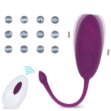 Vibroyaite Oka-Fucks, 10 modes, PDU, silicone, purple