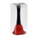 Metal bell, desktop call "Funk", 12.5 x 5 cm, red