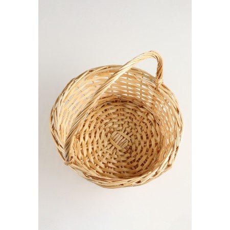 Set of wicker baskets, d29xh13.5/32cm, d23xh12/27cm, 2 pcs, willow-7